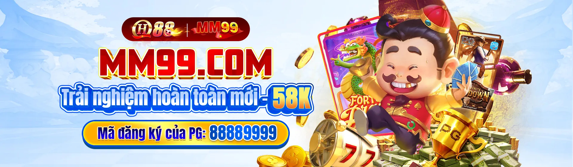 Hình ảnh chào mừng với game đăng ký nhận thưởng